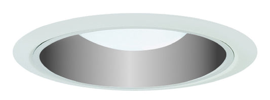 Juno Recessed Lighting 29C-WH (29 CWH) 6" Line Voltage, Fluorescent, Ultra Cone Trim - Fully Enclosed, Clear Reflector, White Trim