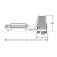 Juno Recessed Lighting 2A-827N1-SN 2" LED Round Adjustable 2700K 80CRI, Narrow Flood Beam, 120V only, Satin Nickle Finish