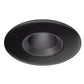Juno Aculux 2APIN BD BLSF Recessed Lighting 1-1/4 inch Round Adjustable Pinhole with Black Diffuse Reflector, Self Flanged Black Trim