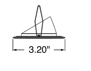 Juno Aculux 2APIN BD WHSF Recessed Lighting 1-1/4 inch Round Adjustable Pinhole with Black Diffuse Reflector, Self Flanged White Trim