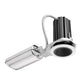 Juno Recessed Lighting 2B-827FU-BWH 2" LED Round Downlight Baffle 2700K 80CRI, Flood Beam, 120-277V, Black Baffle, White Trim Ring