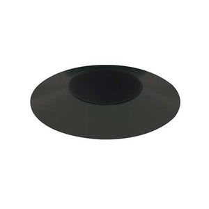 Juno Aculux 2DBV BD BLFM Recessed Lighting 2" Round Regressed Beveled Flush Mount Pinhole, Black Trim