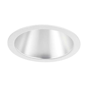 Juno Aculux 2DP CS FM WET Recessed Lighting 2" LED, Low Voltage Round Lensed Downlight, Clear Specular Flush Mount Trim