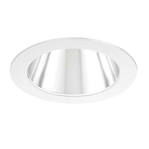 Juno Aculux 2DP W SF WET Recessed Lighting 2" LED, Low Voltage Round Lensed Downlight, White Specular Self Flanged Trim
