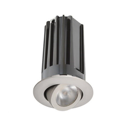 Juno 2" LED Recessed Lighting 2LEDTG2A-835F-SN 2" LED Gen 2 Round Adjustable 3500K 80 CRI, Flood Beam, Satin Nickel Finish