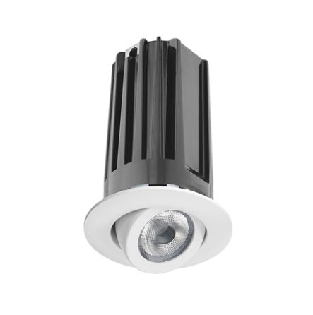 Juno 2" LED Recessed Lighting 2LEDTG2A-841S-WH 2" LED Gen 2 Round Adjustable 4100K 80 CRI, Spot Beam, White Finish