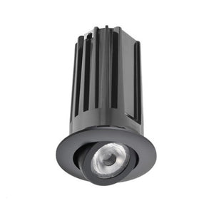 Juno 2" LED Recessed Lighting 2LEDTG2A-927F-BL 2" LED Gen 2 Round Adjustable 2700K 90 CRI, Flood Beam, Black Finish