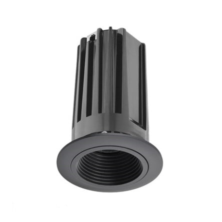 Juno 2" LED Recessed Lighting 2LEDTG2B-830F-BBL 2" LED Gen 2 Round Downlight Baffle 3000K 80 CRI, Flood Beam, Black Baffle, Black Trim Ring