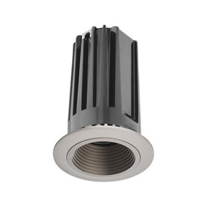 Juno 2" LED Recessed Lighting 2LEDTG2B-830N-SNSN 2" LED Gen 2 Round Downlight Baffle 3000K 80 CRI, Narrow Flood Beam, Satin Nickel Baffle, Satin Nickel Trim Ring