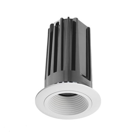 Juno 2" LED Recessed Lighting 2LEDTG2B-927F-WWH 2" LED Gen 2 Round Downlight Baffle 2700K 90 CRI, Flood Beam, White Baffle, White Trim Ring