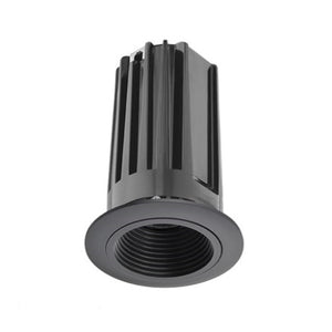 Juno 2" LED Recessed Lighting 2LEDTG2B-930F-BBL 2" LED Gen 2 Round Downlight Baffle 3000K 90 CRI, Flood Beam, Black Baffle, Black Trim Ring