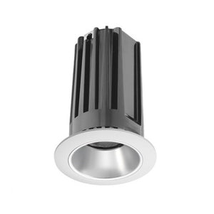 Juno 2" LED Recessed Lighting 2LEDTG2C-830F-HZWH 2" LED Gen 2 Round Downlight Cone 3000K 80 CRI, Flood Beam, Haze Reflector, White Trim Ring