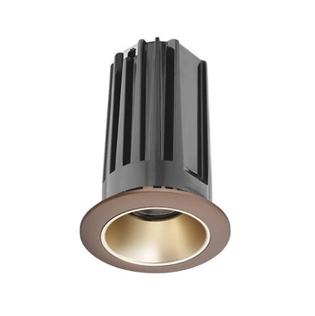 Juno 2" LED Recessed Lighting 2LEDTG2C-927F-WHZBZ 2" LED Gen 2 Round Downlight Cone 2700K 90 CRI, Flood Beam, Wheat Haze Reflector, Bronze Trim Ring
