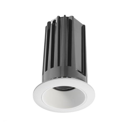 Juno 2" LED Recessed Lighting 2LEDTG2C-927F-WWH 2" LED Gen 2 Round Downlight Cone 2700K 90 CRI, Flood Beam, White Reflector, White Trim Ring