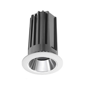 Juno 2" LED Recessed Lighting 2LEDTG2C-941F-CLW 2" LED Gen 2 Round Downlight Cone 4100K 90 CRI, Flood Beam, Clear Reflector, White Trim Ring