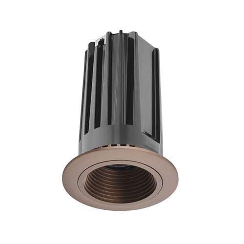 Juno 2" LED 2LEDTRIM G2 DB 40K 80CRI FL BZBZ Recessed Lighting 2" LED Gen 2 Round Downlight Baffle 4100K 80 CRI, Flood Beam, Bronze Baffle, Bronze Trim Ring