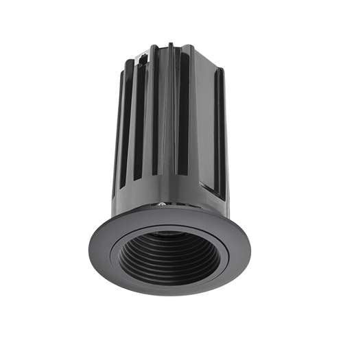 Juno 2" LED 2LEDTRIM G2 DB 27K 90CRI FL BBL Recessed Lighting 2" LED Gen 2 Round Downlight Baffle 2700K 90 CRI, Flood Beam, Black Baffle, Black Trim Ring