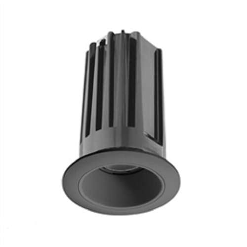 Juno 2" LED 2LEDTRIM G2 DC 27K 90CRI FL BBL Recessed Lighting 2" LED Gen 2 Round Downlight Cone 2700K 90 CRI, Flood Beam, Black Reflector, Black Trim Ring