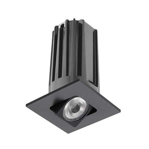 Juno 2" LED 2LEDTRIM G2 SQADJ 27K 80CRI FL BL Recessed Lighting 2" LED Gen 2 Square Adjustable 2700K 80 CRI, Flood Beam, Black Finish