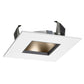 Juno Recessed Lighting 47LSQ-WHZ-WH (47LSQ WHZWH) 4" Adjustable Square Cone Trim, Wheat Haze Reflector White Trim