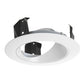 Juno Recessed Lighting 47LW-WH (47L WWH) 4" Adjustable Cone Trim, White Reflector White Trim