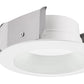Juno 4JBLDT DC 30K 90CRI WWH Recessed Lighting 4" Downlight Cone Trim, 3000K Color Temperature,90 CRI, White