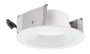 Juno 4JBLDT DC 40K 90CRI WWH Recessed Lighting 4" Downlight Cone Trim, 4000K Color Temperature,90 CRI, White
