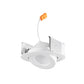 Juno Recessed Lighting 4RLAG2-927-6-W-WH 4" LED Retrofit Trim 2700K, 90 CRI 750 lumens, Wide Flood, White Finish, Less Medium Base Socket Adapter