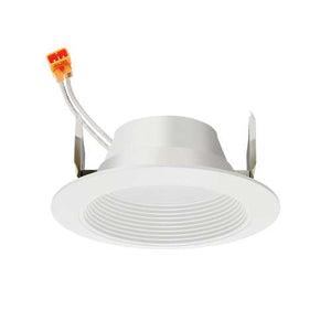 Juno 4RLD G2 06LM 27K 90CRI 120 FRPC WWH Recessed Lighting Downlight 4" LED Retrofit Baffle Trim 2700K, 90 CRI, 650 Lumens, White Finish