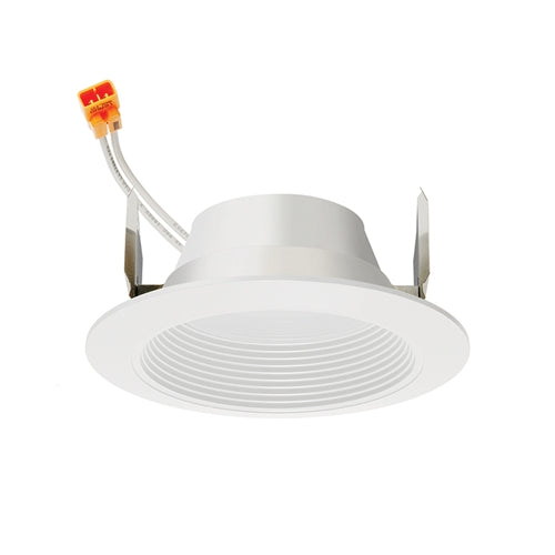 Juno Recessed Lighting 4RLDG2-927-6-WWH Downlight 4" LED Retrofit Baffle Trim 2700K, 90 CRI, 650 Lumens, White Finish