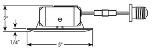 Juno Recessed Lighting 4RLDG2-927-6-WWH Downlight 4" LED Retrofit Baffle Trim 2700K, 90 CRI, 650 Lumens, White Finish