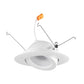 Juno Recessed Lighting 5RLA-927-6-N-WH 5" LED Retrofit Trim 2700K, 90 CRI 634 lumens, Narrow Flood, White Finish, Less Medium Base Socket Adapter
