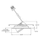 Juno Recessed Lighting 5RLA-927-6-N-WH 5" LED Retrofit Trim 2700K, 90 CRI 634 lumens, Narrow Flood, White Finish, Less Medium Base Socket Adapter