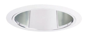 Juno Aculux Recessed Lighting 600C-WWD-WH 6" CFL Double Wall Wash Open Downlight Specular Clear Reflector, White Trim