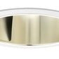 Juno Aculux Recessed Lighting 600G-WWS-WH 6" CFL Single Wall Wash Open Downlight Gold Alzak Reflector, White Trim