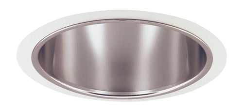 Juno Aculux Recessed Lighting 600HZ-WWS-WH 6" CFL Single Wall Wash Open Downlight Haze Alzak Reflector, White Trim