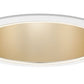 Juno Aculux Recessed Lighting 600WHZ-WH 6" CFL Vertical Open Downlight Wheat Haze Alzak Reflector, White Trim