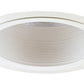 Juno Recessed Lighting 601W-WH 6" Fluorescent, Baffled Downlight Trim, White Baffle, White Trim