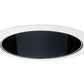 Juno Aculux Recessed Lighting 627B-WH 5-5/8" Line Voltage Deep Downlight Cone, Black Alzak Reflector, White Trim