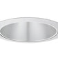 Juno Aculux Recessed Lighting 638HZ-SC 5-5/8" Low Voltage Angle-Cut Cone, Haze Alzak Reflector, Satin Chrome Trim