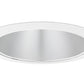 Juno Aculux Recessed Lighting 638HZ-WH 5-5/8" Low Voltage Angle-Cut Cone, Haze Alzak Reflector, White Trim