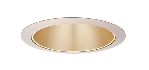 Juno Aculux Recessed Lighting 638WHZ-ABZ 5-5/8" Low Voltage Angle-Cut Cone, Wheat Haze Alzak Reflector, Classic Aged Bronze Trim