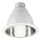 Juno Recessed Lighting 643C-WH 6" Line Voltage, Open Reflector Trim, Clear Reflector, White Trim