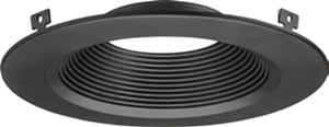 Juno 65BEMB R4 6" Baffle Trim Insert, Matte Black, Retail Pack of 4 Units