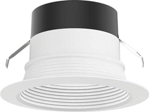Juno 65BEMW HL SWW5 90CRI M6 14.5W 5"/6" Switchable White LED Trim Kit, Baffle Trim, 1200 Lumens, Switchable CCT 2700K-5000K, 90 CRI, 120V, White