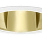 Juno Aculux Recessed Lighting 663G-WH 6" Line Voltage Double Wall Wash, Gold Alzak Reflector, White Trim