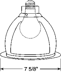 Juno Aculux Recessed Lighting 664C-WH 6" Line Voltage Corner Wall Wash, Clear Alzak Reflector, White Trim