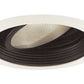 Juno Recessed Lighting 688B-WH (688 BWH) 5" Line Voltage Gimbal Ring in Baffle Trim, Black Baffle, White Trim