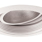 Juno Recessed Lighting 688W-WH (688 WWH) 5" Line Voltage Gimbal Ring in Baffle Trim, White Baffle, White Trim