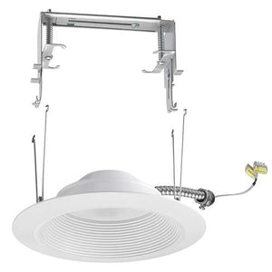Juno 6RLC 09LM 30K 80CRI 120 FRPC WWH Recessed Lighting 6" LED Retrofit Trim 3000K, 900 Lumens, 80 CRI, White Finish